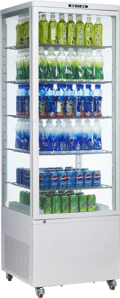 500L 4 Side Glass Display Refrigerator