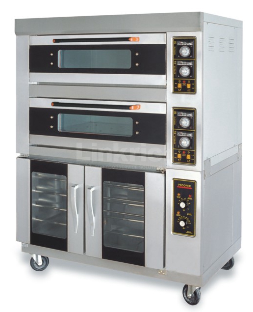 Four-trays Two-layer+8 Trays Gas Oven With Proofer