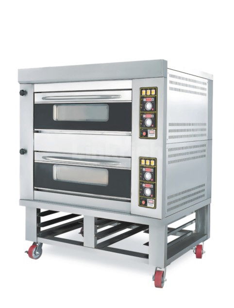 Four-trays Two-layers FRY Gas Oven