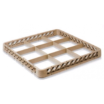 9-Compartment Glass Rack