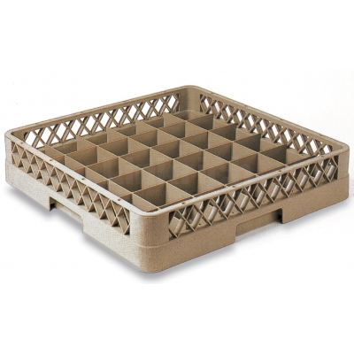 36-Compartment Glass Rack