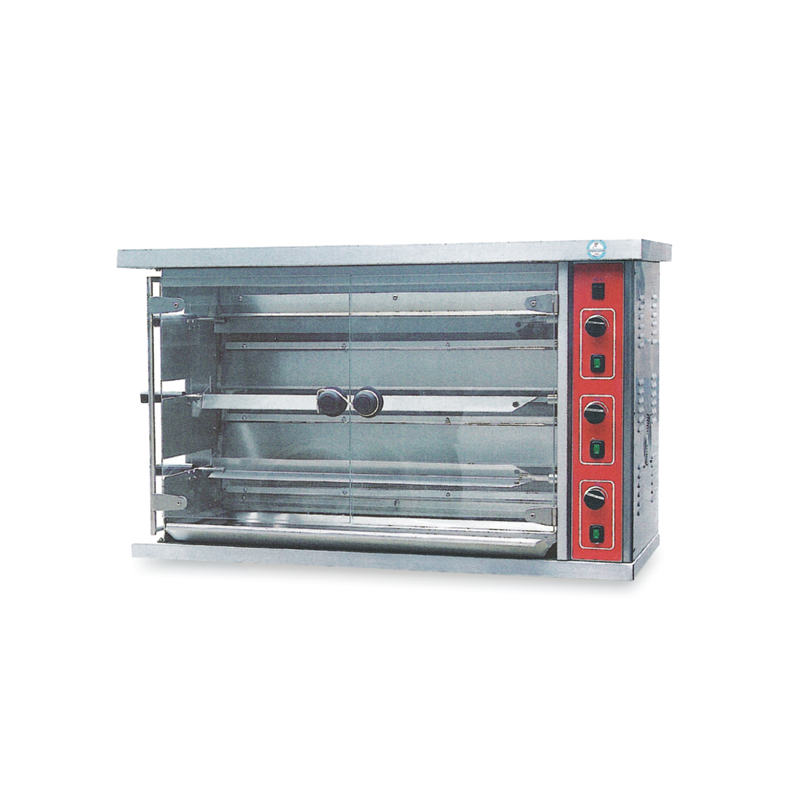 Gas Rotary Rotisseries 12-15chickens