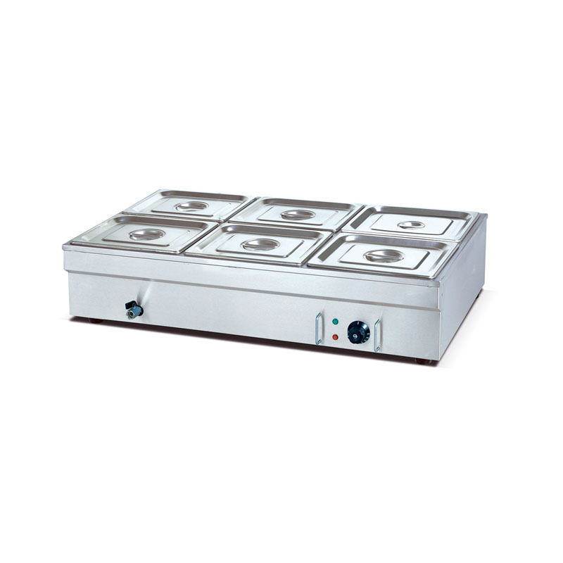 6x 1/2 GN pan Electric Bain Marie- double rows