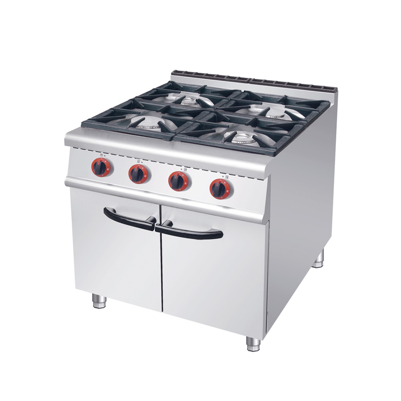 Gas Range 4-Burner With Cabinet