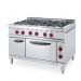 Gas Range 6-Burner With Electric Oven