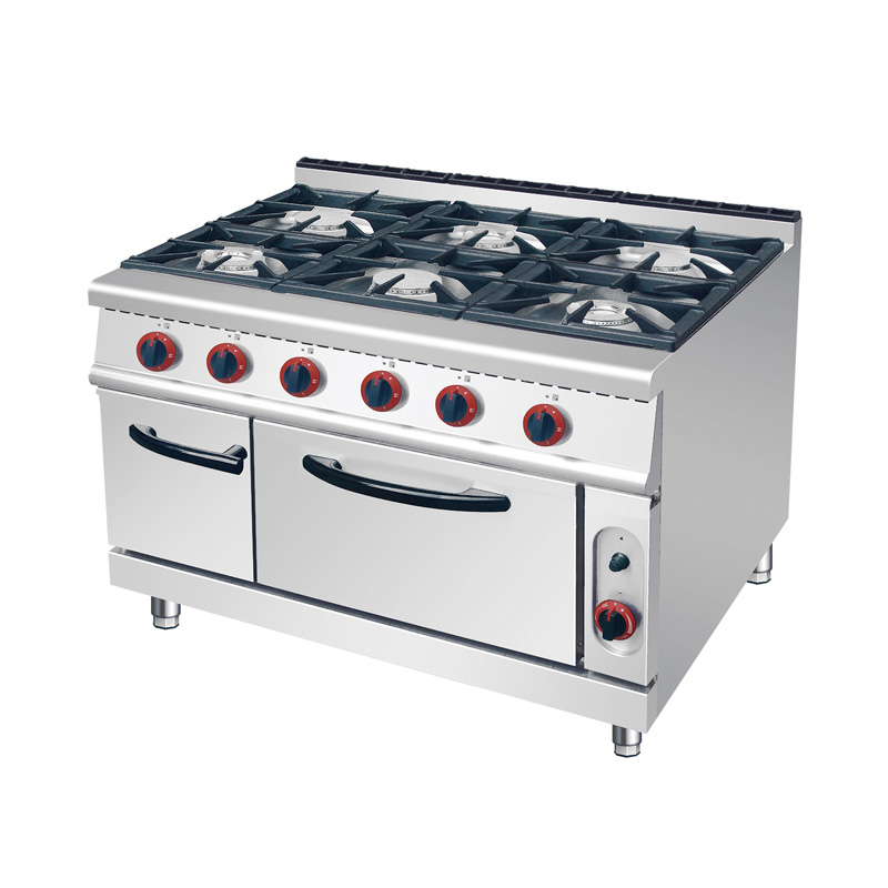 Gas Range 6-Burner With Gas Oven