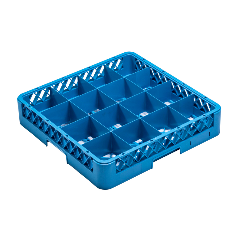 16-Compartment Glass Rack