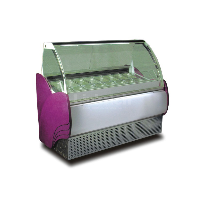 Ice Cream Showcase 12xGN1/4×150mm