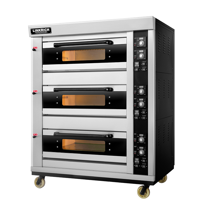 Three-layers twelve-trays Gas Signature Deck Oven LR-GS-312