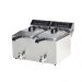 17 Liter Deep Fryer With Drain Value Double Tank