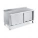 Square Feet Stainless Steel Cabinet With Splashback BV-44