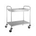 Stainless Steel Serving Trolley-Big 2 Shelf