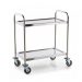 Stainless Steel Serving Trolley-Middle 2 Shelf