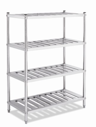 Stainless Steel 4 Shelfs Shelving-1100mm Width