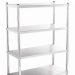 Stainless Steel 4 Shelfs Shelving-1100mm Width-Full Flat