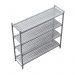 Linear Plastic (Epoxy) Shelving System-4 Shelves 1600mm Height Series