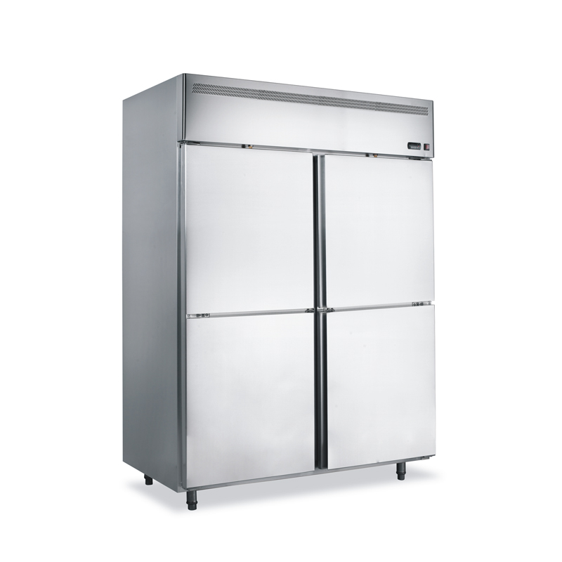 Solid Door Freezer And Chiller Four Doors 1460L -15~-18℃ & 0~10℃