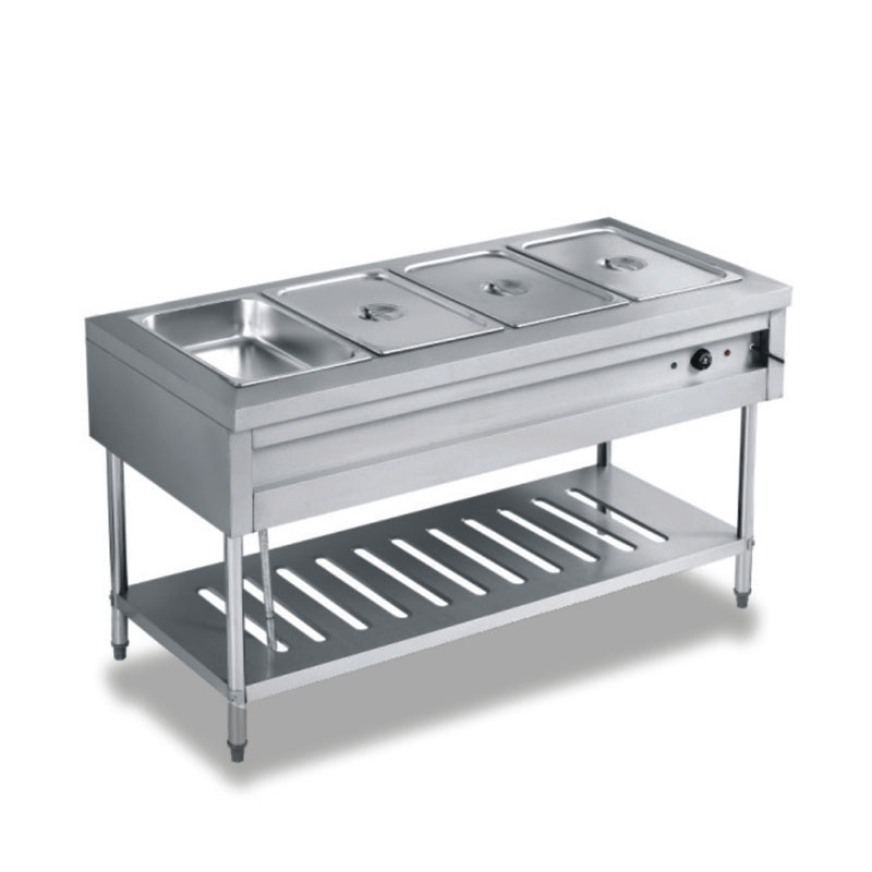 Standing Bain Marie with Cabinet / Shelves