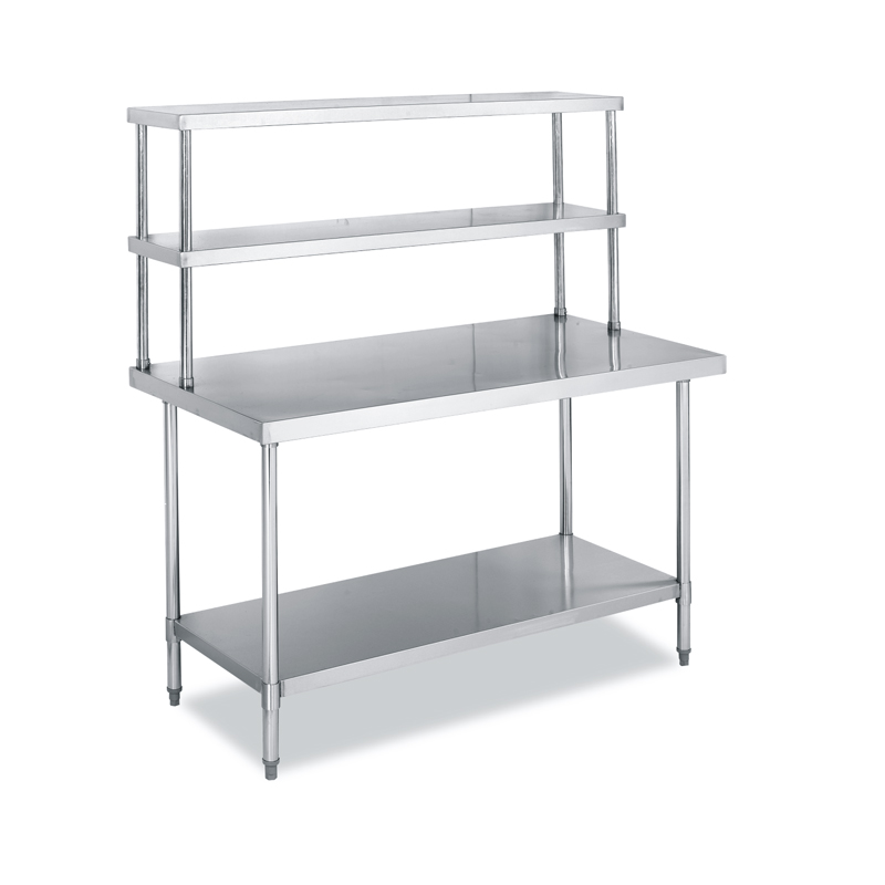 800mm 2 Tiers  Work Bench with 2 Tiers Shelves