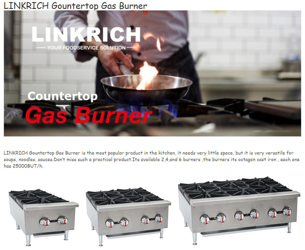 LINKRICH Gountertop Gas Burner