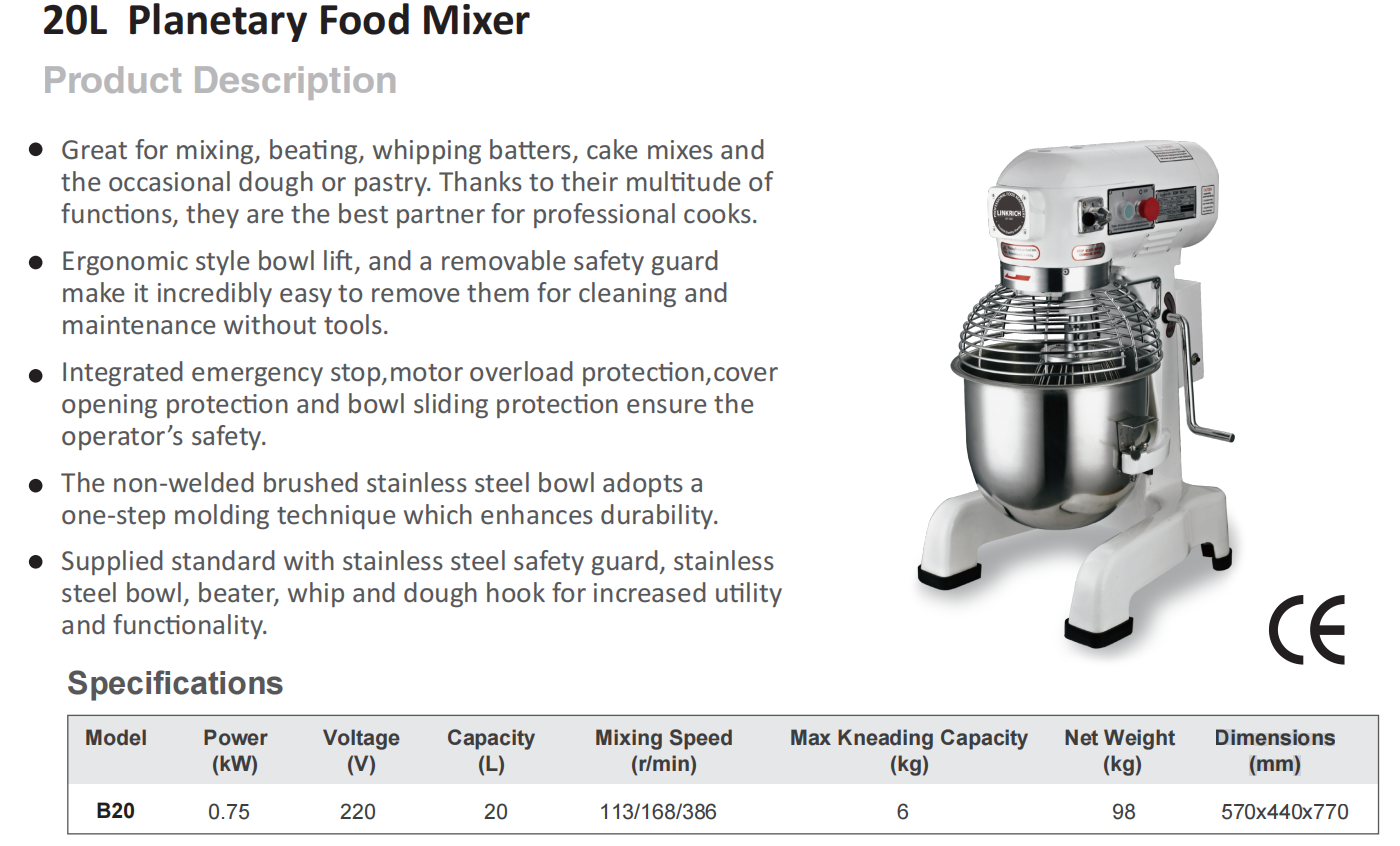 Electric Dough Sheeter - LINKRICH MACHINERY GROUP