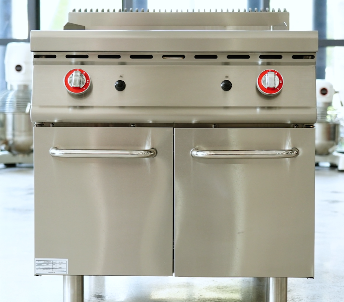 LINKRICH Gas Griddle With Cabinet
