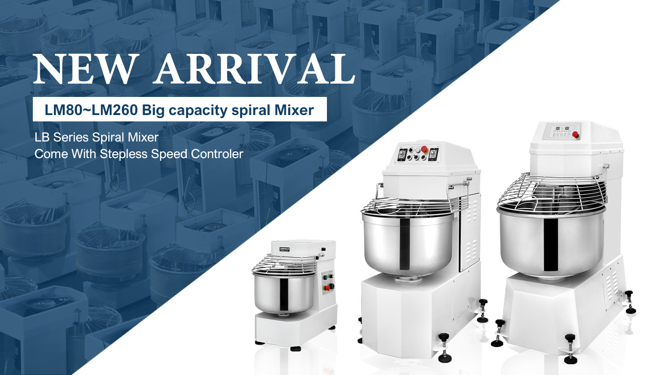 LB Series Spiral Mixer Come With Stepless Speed Controler