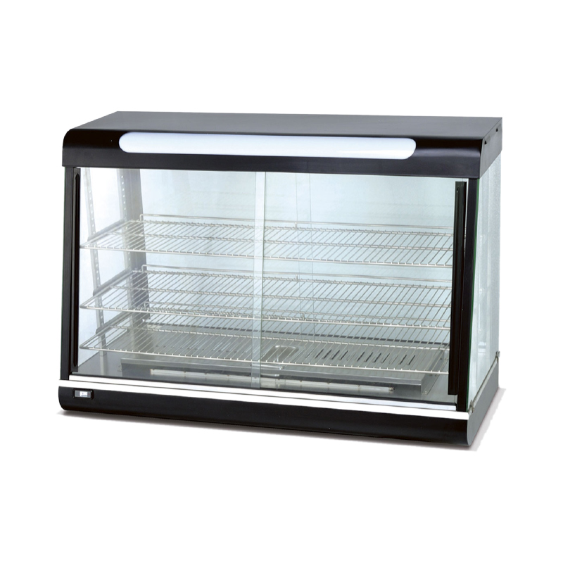 Countertop Heated Display Warmer With Sliding Door