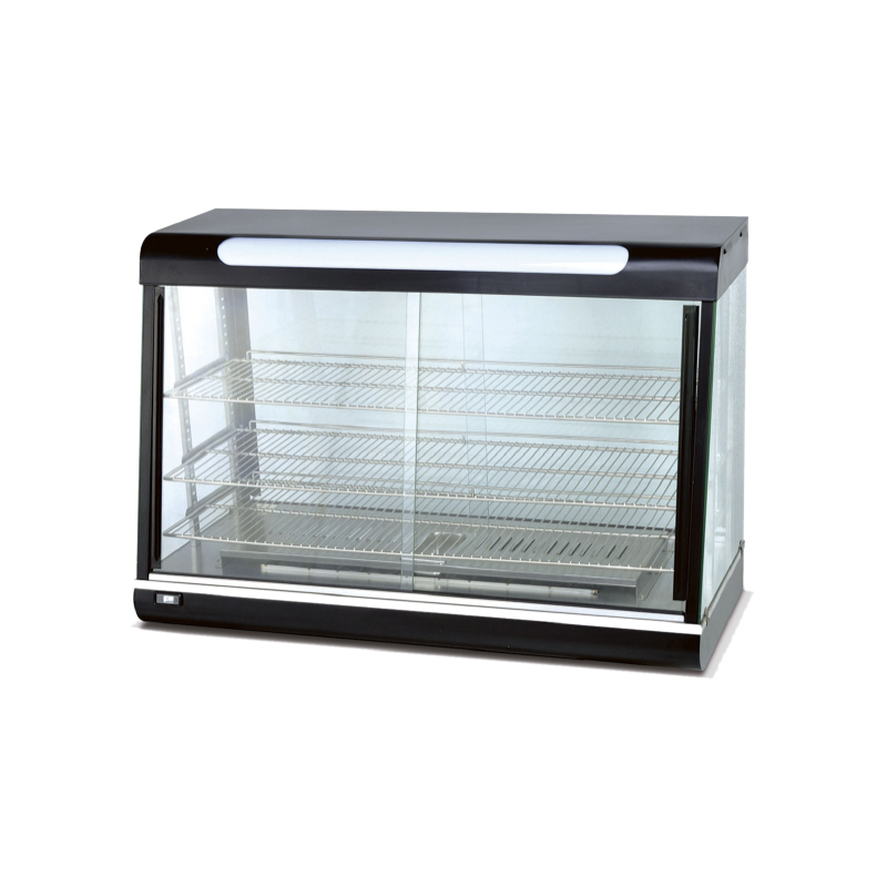 Countertop Heated Display Warmer With Sliding Door