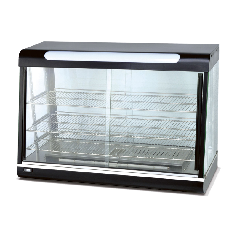 Countertop Heated Display Warmer With Sliding Door