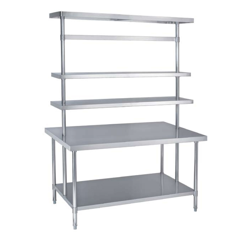 Work Bench with Overshelves 1200