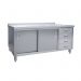 Cabinet with doors  drawer splash back 1800